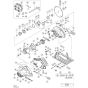 Main Assembly for Hikoki C7ST Circular Saw