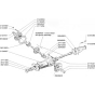 Crown Wheel and Pinion Assembly for Camon C8 (1989) Rotovators