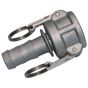 Camlock Coupling Type C 1.1/2" Hose Tail Aluminium