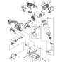 Main Assembly for Makita CC301DWAE