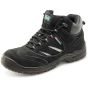 Click Trainer Boot Leather Upper Oil Resistant Steel Toe Cap Black Size 03