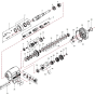 Transmission Assembly for Norton Clipper CDM353 Core Drill