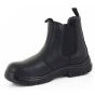 Click Dealer Boot Duel Density PU Steel Toe Cap Oil Resistant Black Size 03