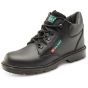 Leather Upper Mid Cut Boot Midsole 200 Joule Steel Toe Cap Black Size 06