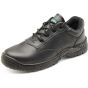Non Metallic Shoe S1p Leather Upper Oil/Slip Resistant Sole Black Size 04