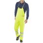 Bib & Brace Hi-Visibility Yellow Fire Retardant Anti-Static Size SML