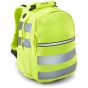 Hi-Vis Rucksack 600d Polyester, Padded Back Panel 25L Capacity Sat-Yellow