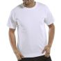 Tee Shirt H/Weight 180gsm Cotton Twin Stitching Hem Neck & Waist White 3XL