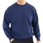 Sweatshirt Poly/Cotton Fleece Inner Ribbed Cuff/Waistband Navy Blue XXL