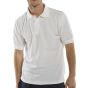 Click Polo Shirt Poly/Cotton Side Vent 3 Button Cuffed Sleeve White XXL