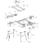 Main Frame Assembly for Norton Clipper CM401-230V Table Saw