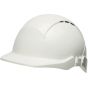 Concept Vented Safety Helmet Regular Peak EN397 & EN50365 Approved White