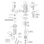 Percussion Unit Assembly for Atlas Copco Cobra Pro Breakers