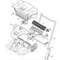 Container, Handlebar Assembly for Stihl KG 770 Sweeping Machine