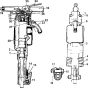 Latch Nut for Chicago Pneumatic CP1230 Breaker - Replaces P008999