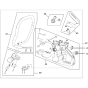 Handle Assembly for Norton Clipper CP512 Disc Cutter