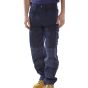 Premium Multi Purpose Trousers c/w Knee-pad Pockets Reg Fit Navy Blue 30
