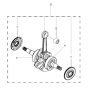 Crankshaft No.2 Assembly for Husqvarna 240 Chainsaw