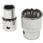 Chrome Vanadium 12 Point Sockets