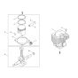 Cylinder, Piston, Crankshaft for ECHO CS-452ESX Chainsaw