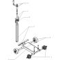 Operating Handle Assembly for Norton Clipper CS401-P13 Floor Saw