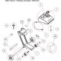 Main Frame Assembly for Norton Clipper CS451E Floor Saw