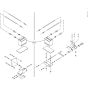 Manual Machine Assembly for Norton Clipper CSB1-P21 Floor Saw