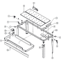 Main Frame Assembly for Norton Clipper CST120-UNO Table Saw