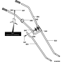 Handle & Controls Assembly for Husqvarna CT 20 Cultivator/Tiller