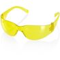 Ancona Safety Spectacles Wrap around Lens EN166 - Optical Class 1 FT Yellow