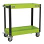 Workshop Trolley 2-Level Heavy-Duty - Hi-Vis Green Sealey Part No. CX109HV