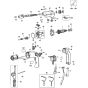 Main Assembly for DeWalt Drill