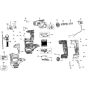Main Assembly for DeWalt Drill