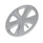 Wheel Cover with Shaft 7" for Makita ELM3310, ELM4110 Electric Lawn Mowers - OEM No. DA00000906