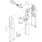 Main Assembly for Makita DA301D 7.2V 43315 Compact Angle Drill