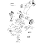 Complete Product Assembly for Husqvarna DBH51 Commercial Lawn Mower