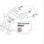 Handle and Controls Assembly for Husqvarna DBS51 Commercial Lawn Mower