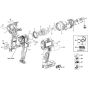 Main Assembly for DeWalt DCF886