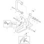 Handle Assembly for Makita DCS330S-30 Chainsaws