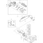 Main Assembly 3 for Makita DCS330TH Chainsaws