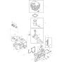 Cylinder, Piston and Crankshaft Assembly for Makita DCS390-30 Chainsaws