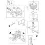 Cylinder, Piston and Crankshaft Assembly for Makita DCS400-30 Chainsaws