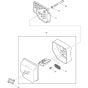 Muffler Assembly for Makita DCS400-30 Chainsaws