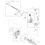 Clutch Assembly For Makita DCS6401-45 Chainsaw