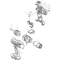 Makita DDF453Z Assembly