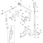 Depth Control Arrangement Assembly 2 for Altrad Belle Claymore Floor Saw