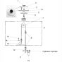 Depth Control Arrangement Assembly for Altrad Belle Claymore Floor Saw