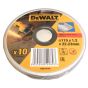 DeWalt Metal Cutting Blades 115x1.2x22.23mm Grinders (10 Pack)