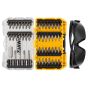 DT70703 Screwdriving Set, 47 Piece + Safety Glasses