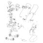 Makita DLM330 Mower Assembly